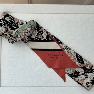 Burberry Skinny Silk Scarf
